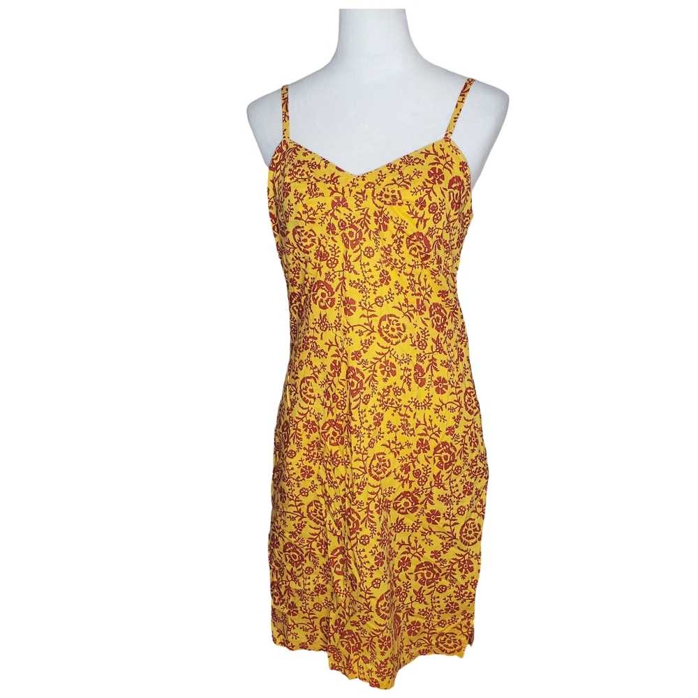 Jones New York Made In India 100% Cotton Batik Style Dress